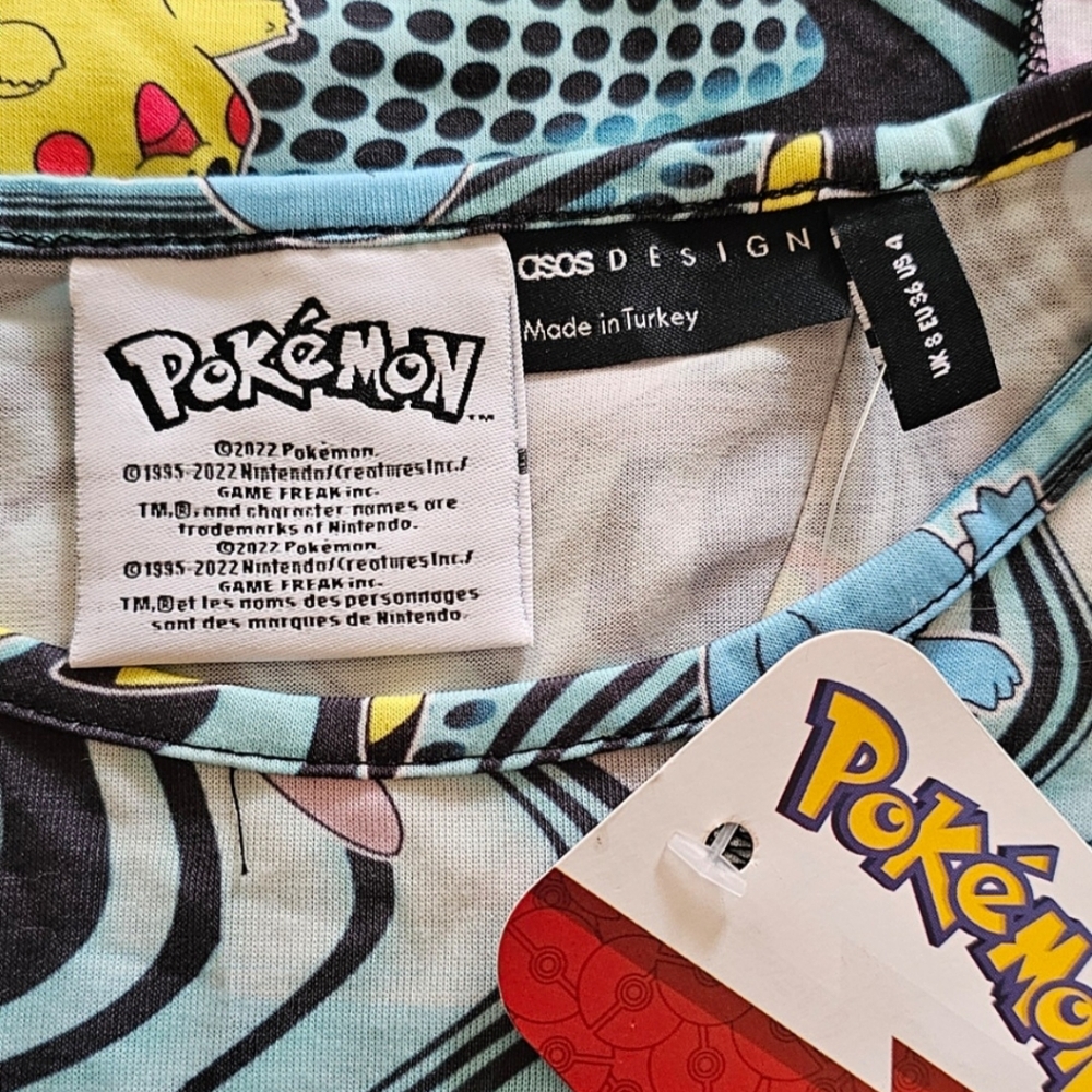 Multicolor Swirl Pattern Pokemon Dress - Picture 5 of 10